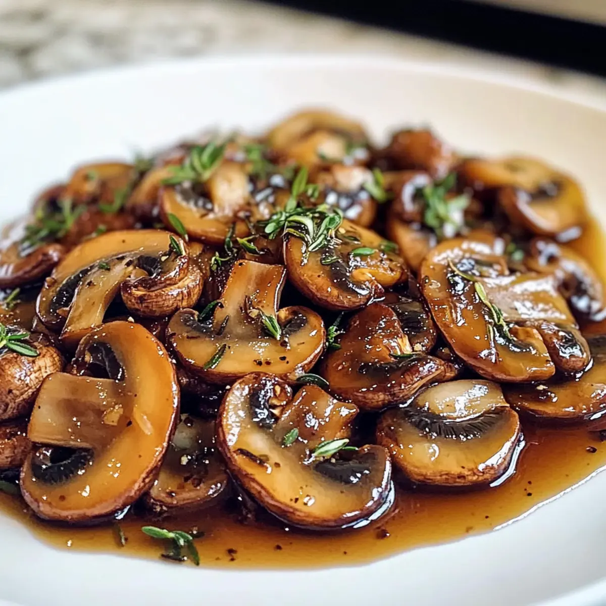 Butterbalsamico-Pilze in 15 Minuten zubereiten