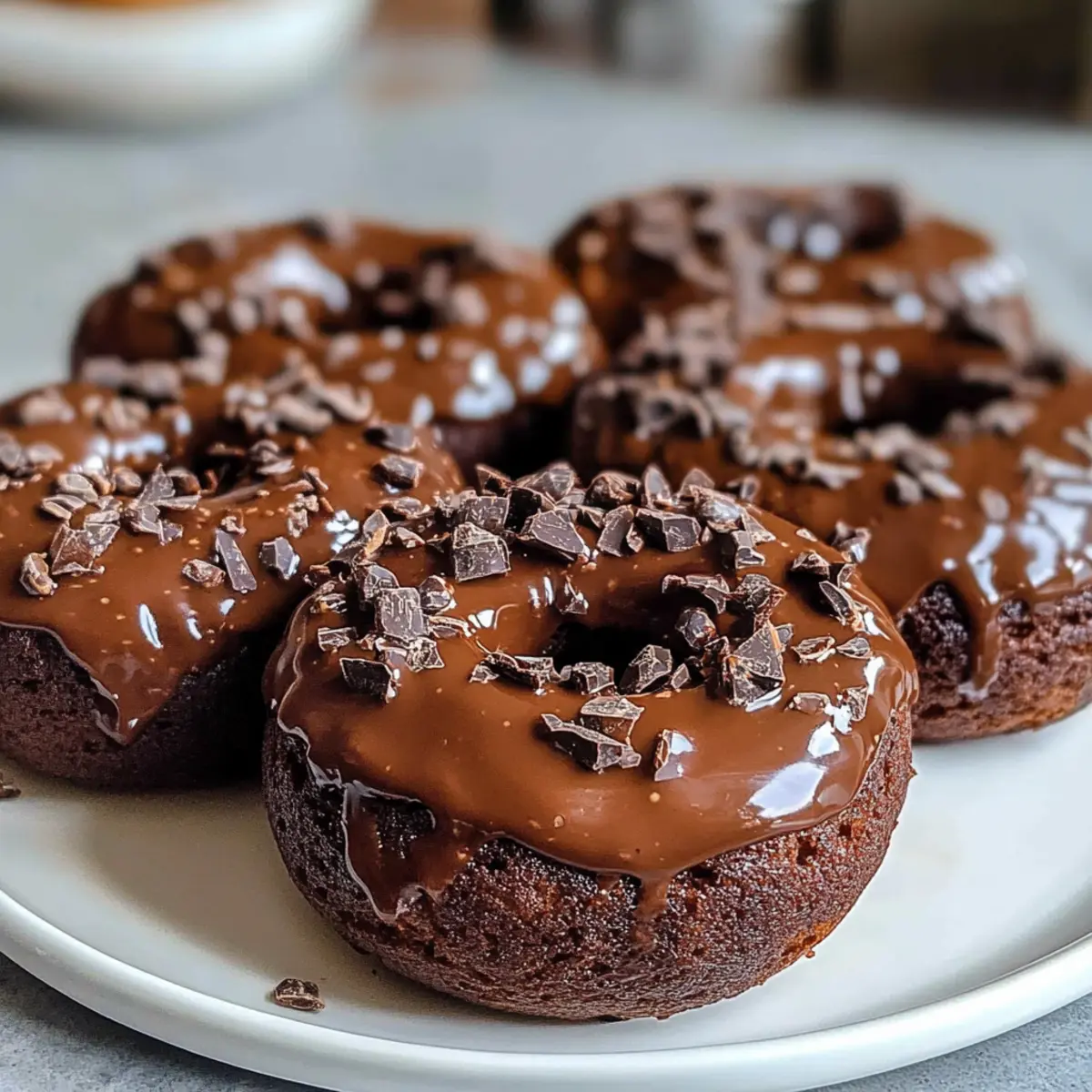 Schokoladenprotein-Donuts für Fitnessfans