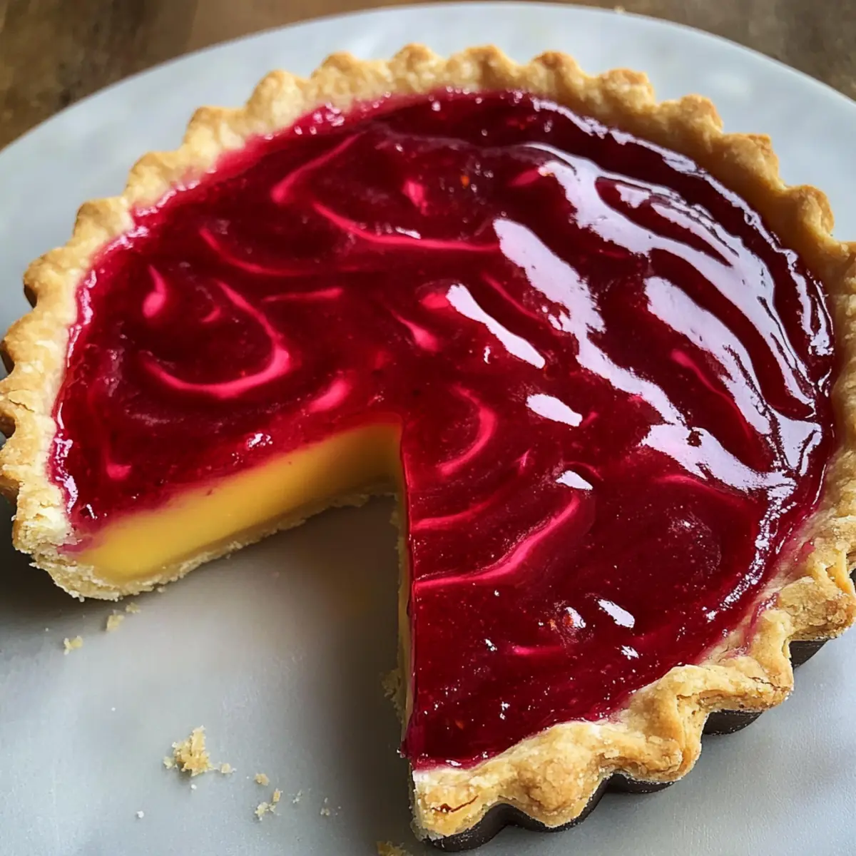 Preiselbeere Orange Curd Torte für besondere Momente