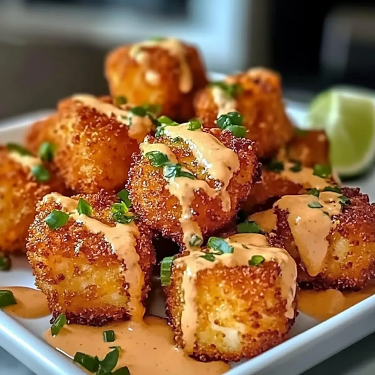 Krosse Bang Bang Lachs Bissen für deinen Snack-Hunger