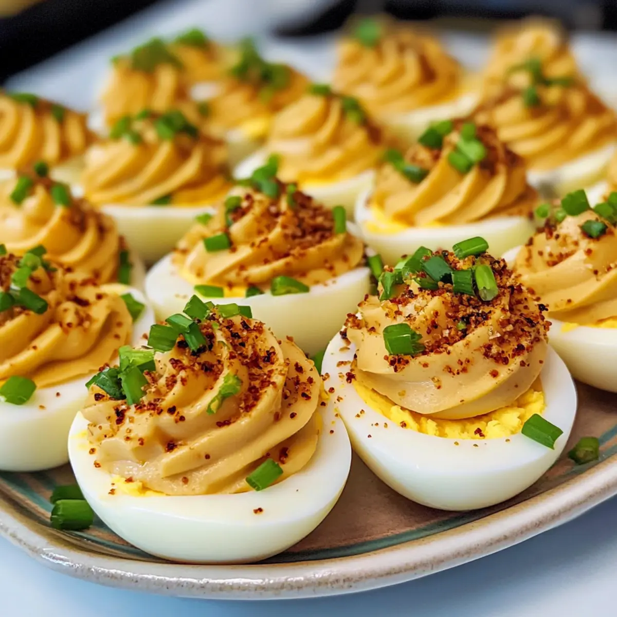 Teufels-Eier mit einem asiatischen Twist