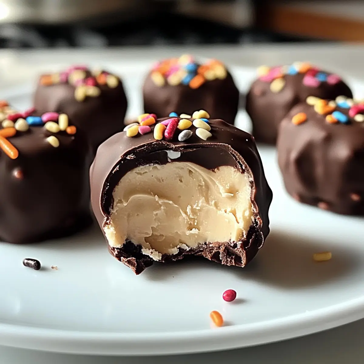 Gefrorene Griechische Joghurt Erdnussbutter Bissen Rezept