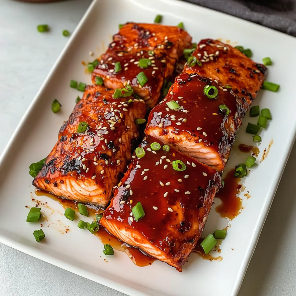 Schneller Gochujang Lachs für gesunde Abende