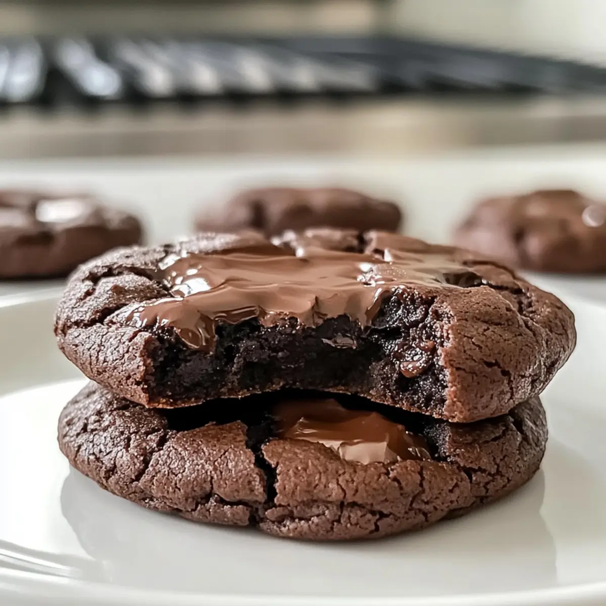 Keto Mehlfreie Fudge Kekse für Schokoladenliebhaber