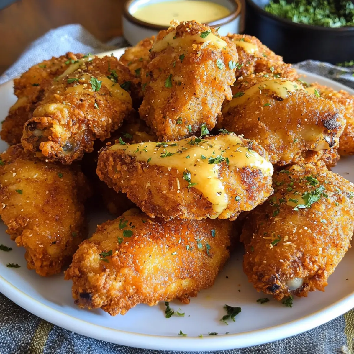 Bburinkle Hähnchen – Knusprig und Käse-Liebe