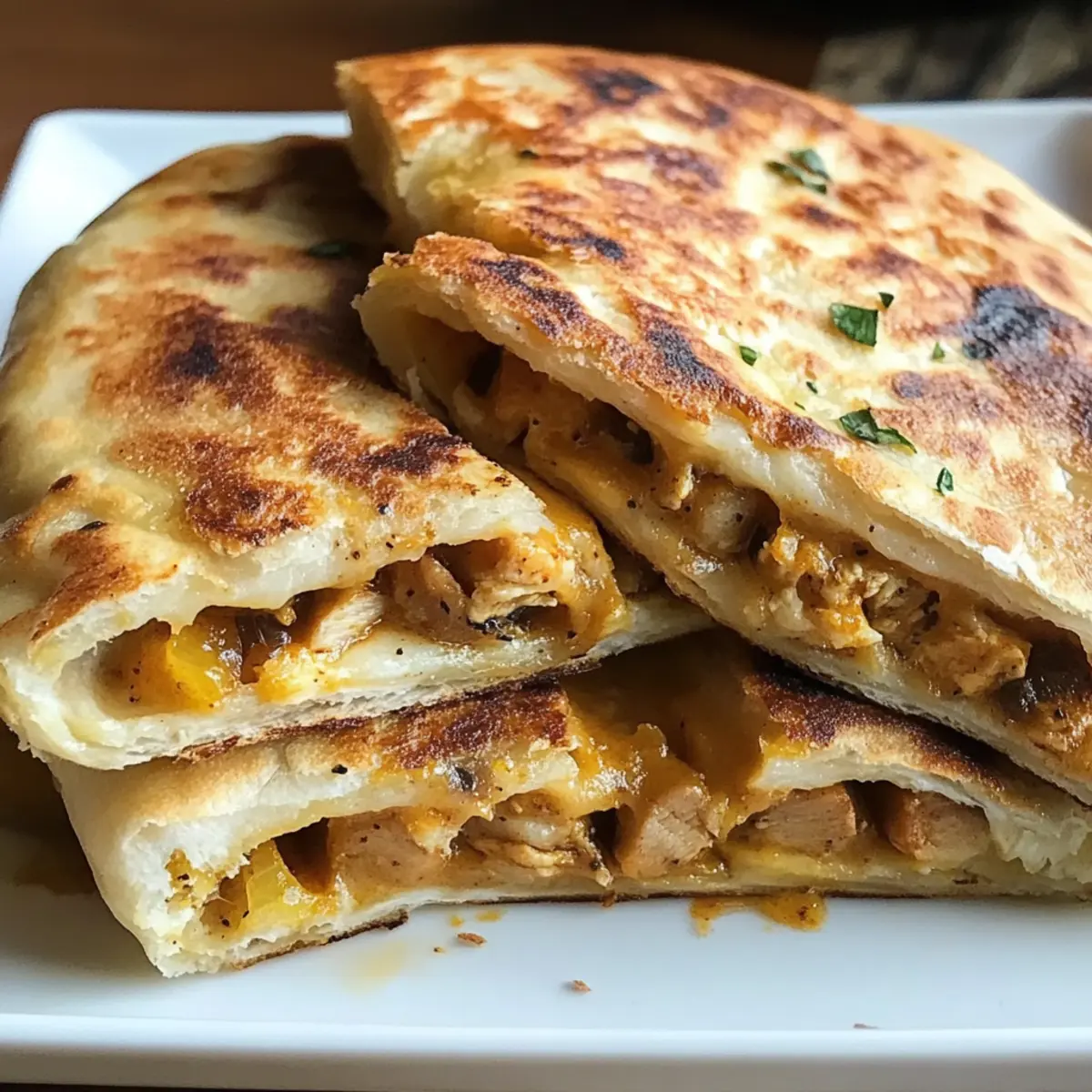 Msmen gefüllt mit Hühnchen: Der perfekte Genuss