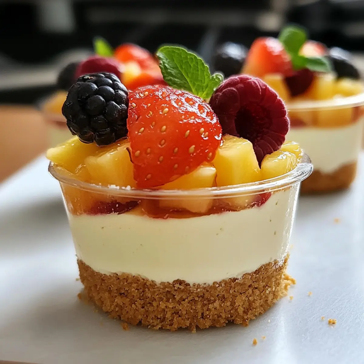 Keine-Bake Käsekuchen Becher für jeden Anlass