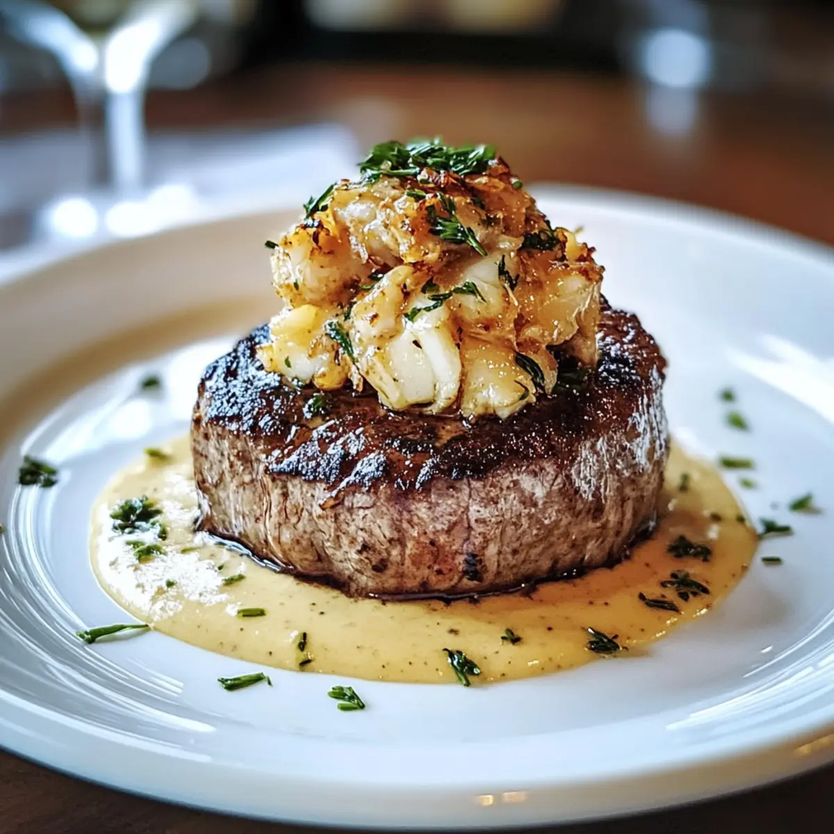 Oscar Stil Steak: Elegantes Rezept mit Krabben