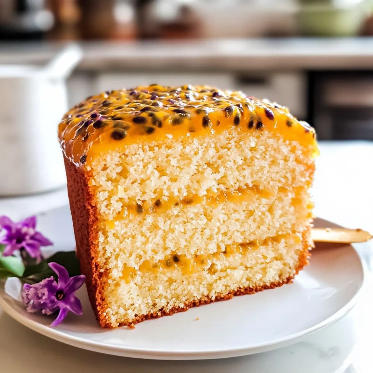 Saftiger Passionsfruchtkuchen für jeden Anlass