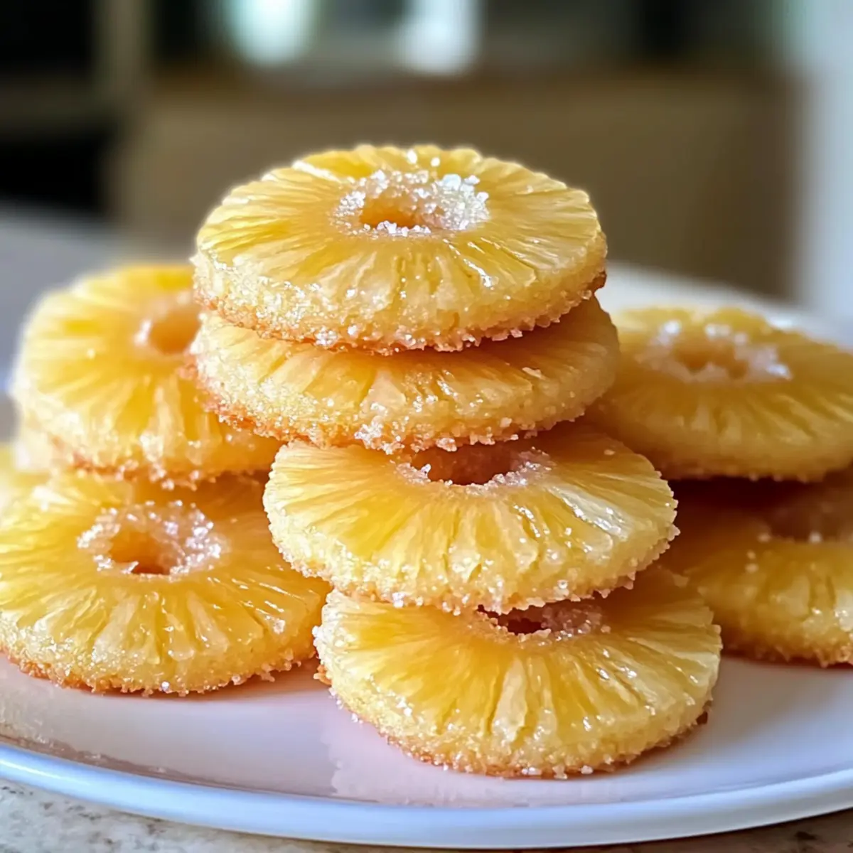 Ananas-Upside-Down-Zuckerplätzchen für deinen Genuss