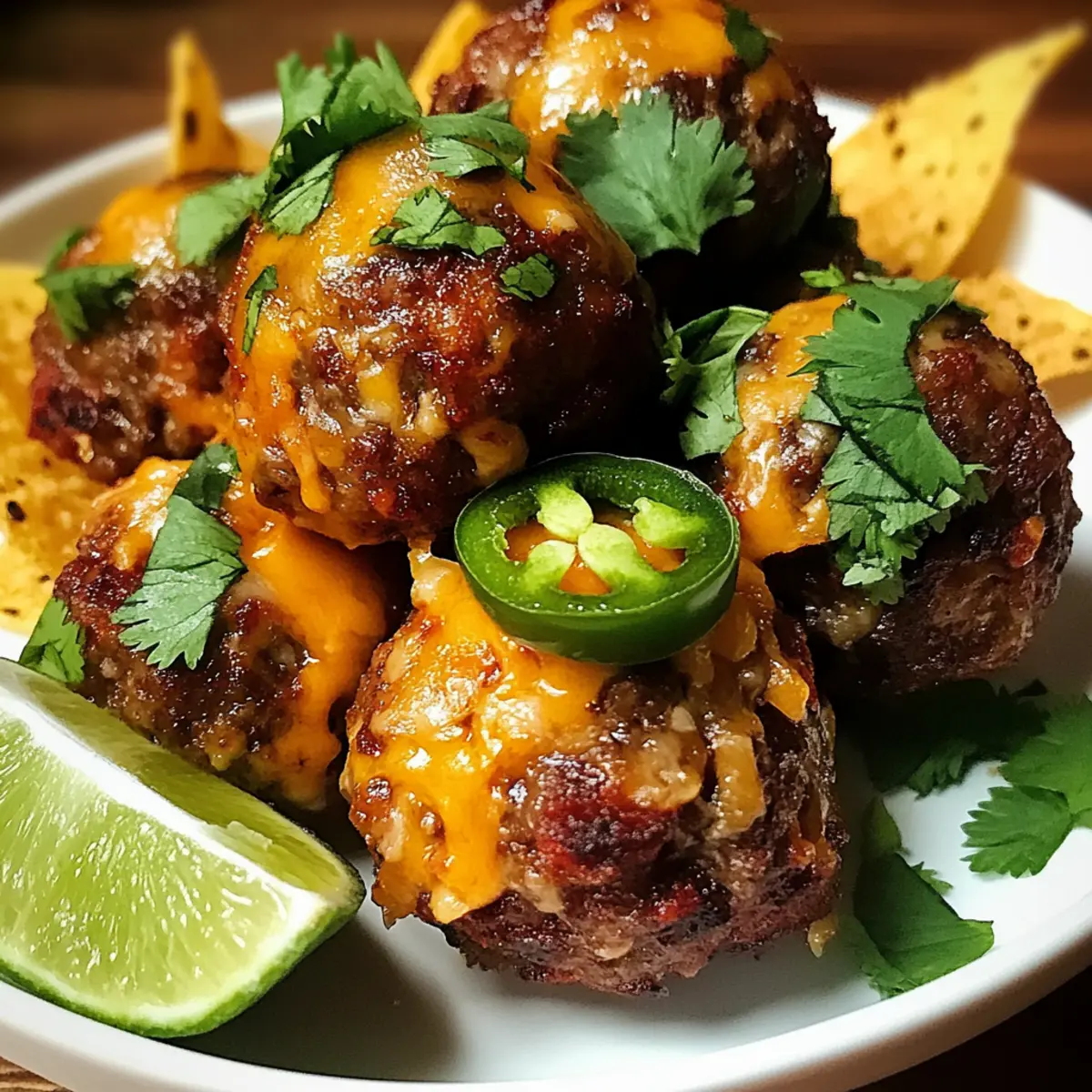 Scharfe mexikanische Eselbälle mit Käsefüllung