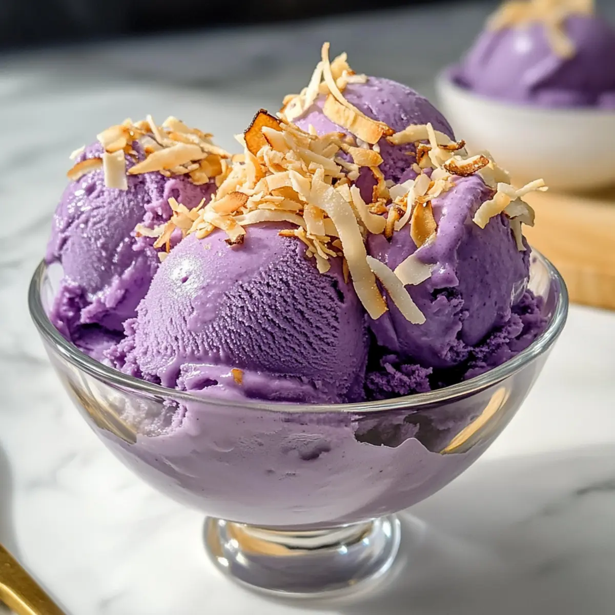Ube-Eiscreme: Cremig und einfach selbstgemacht