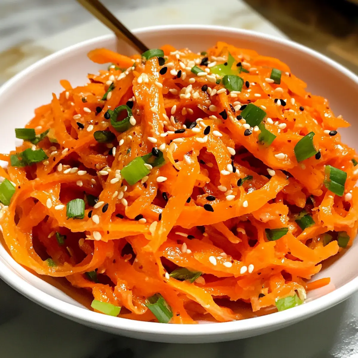 Asiatischer Karottensalat für den perfekten Crunch