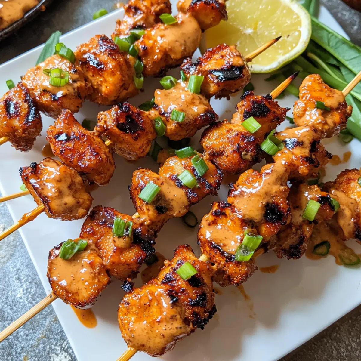 Bang Bang Hähnchen Spieße im Air Fryer zaubern