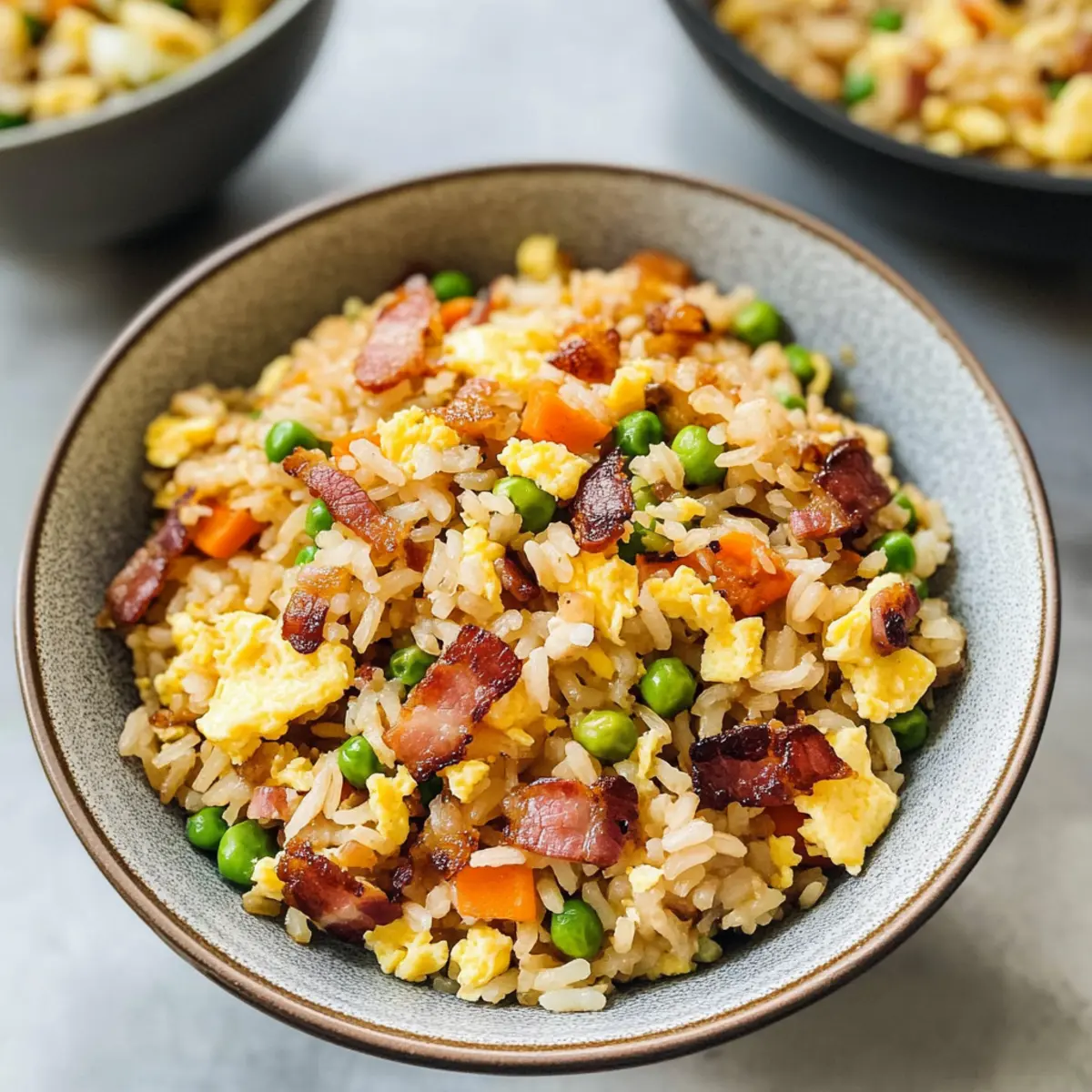 Frühstücksgebratener Reis: Herzhaft und Schnell