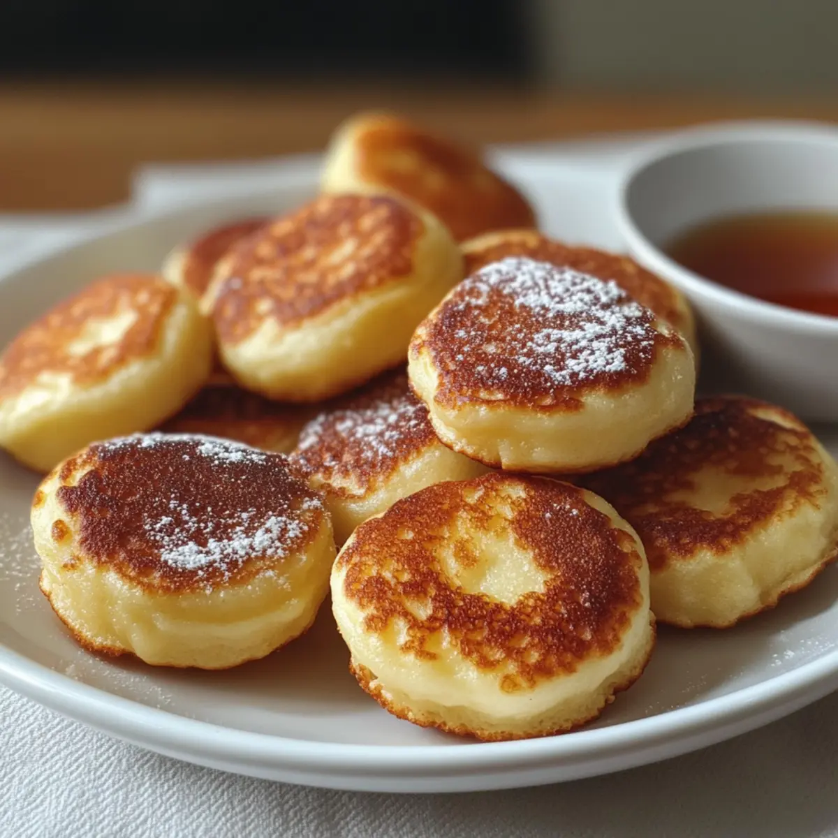 Frühstück Pfannkuchen Poppers für schnelle Morgen