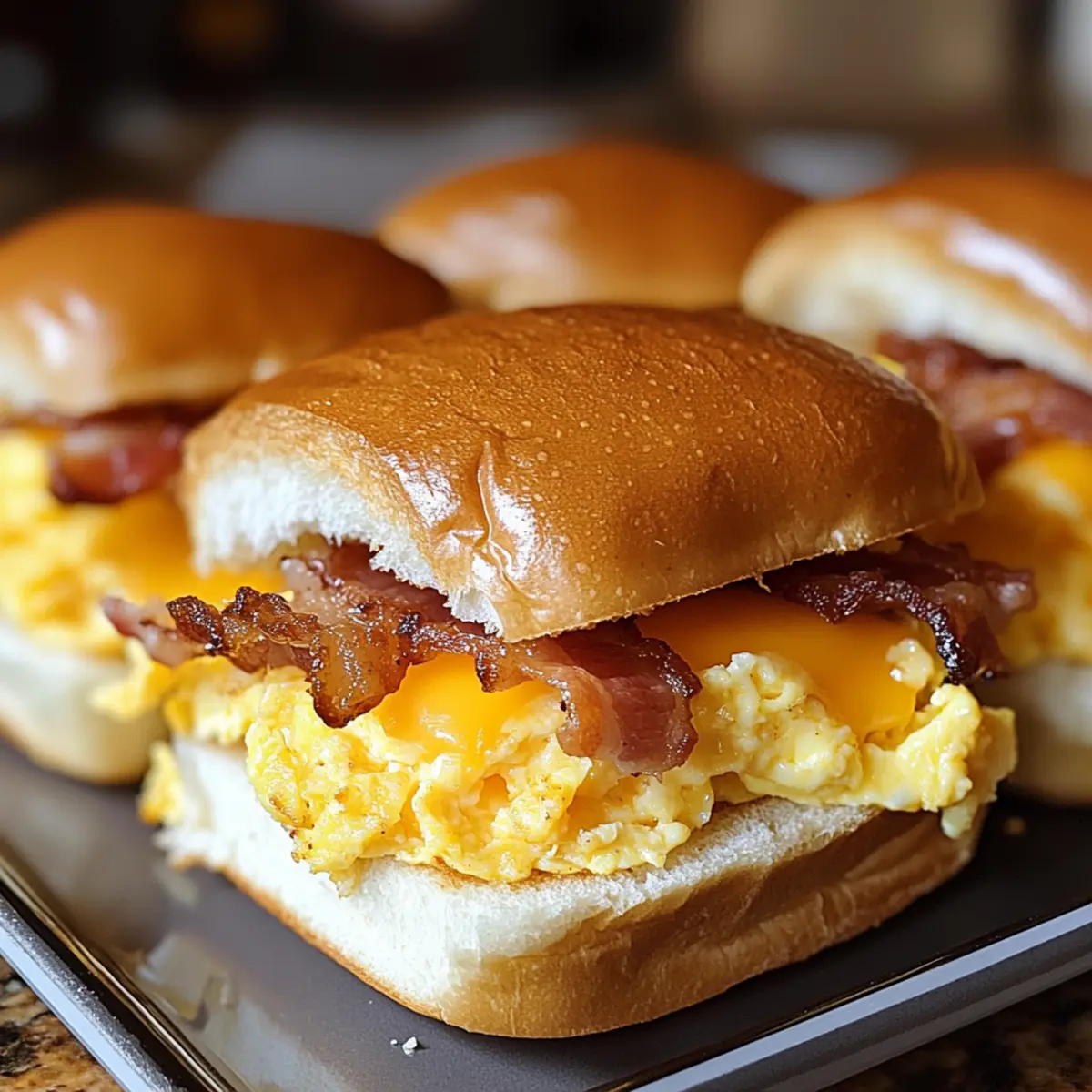 Knaschige Frühstücks-Slider für den perfekten Brunch