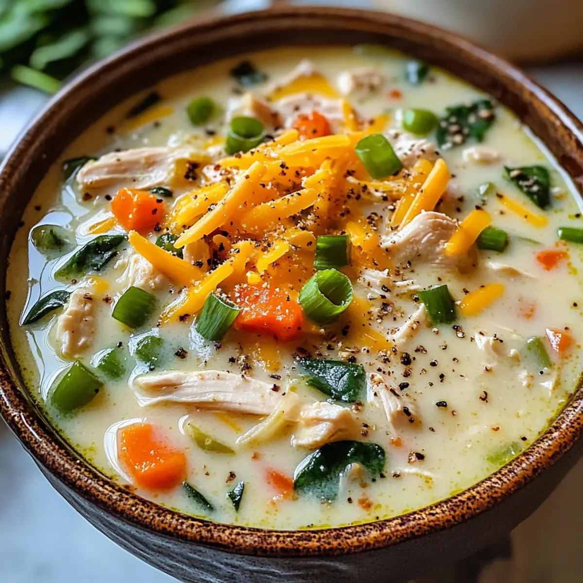 Cremige Crack-Hühnchen-Suppe für Kuschelabende