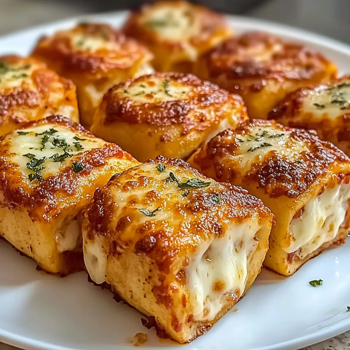 Knusprige Heißluftfritteuse Pizza-Röllchen für jeden Genuss