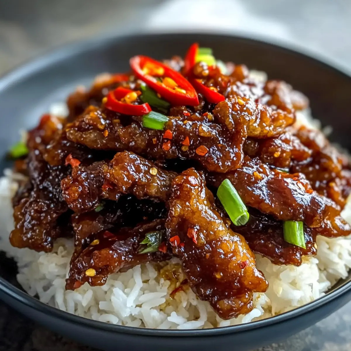 Knuspriges Chili-Rindfleisch: Einfach und Lecker