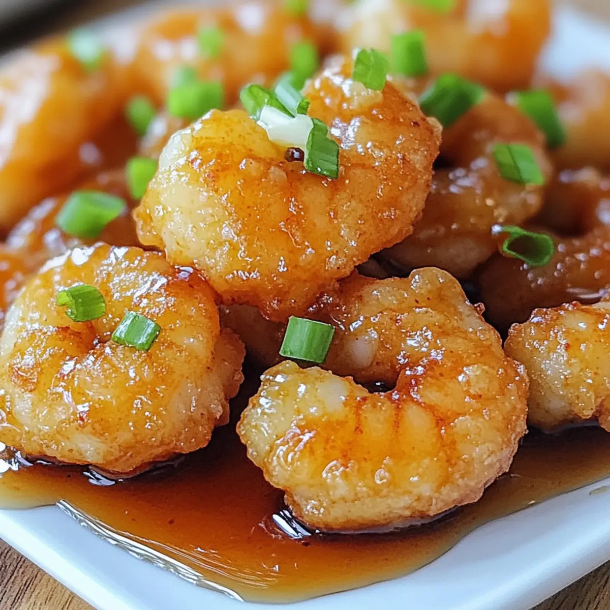 Knusprige Honig-Knoblauch-Garnelenbissen zum Verlieben