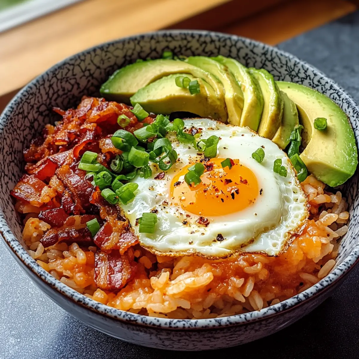 Eier-und-Kimchi-Reisschalen: Schnelles Wohlfühlessen