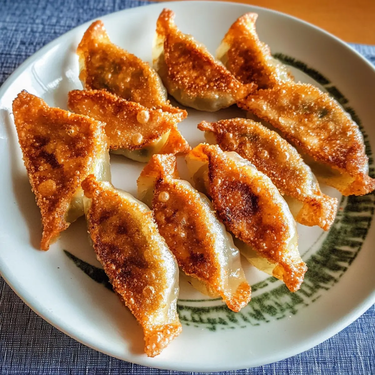 Gebratene koreanische Teigtaschen in 30 Minuten