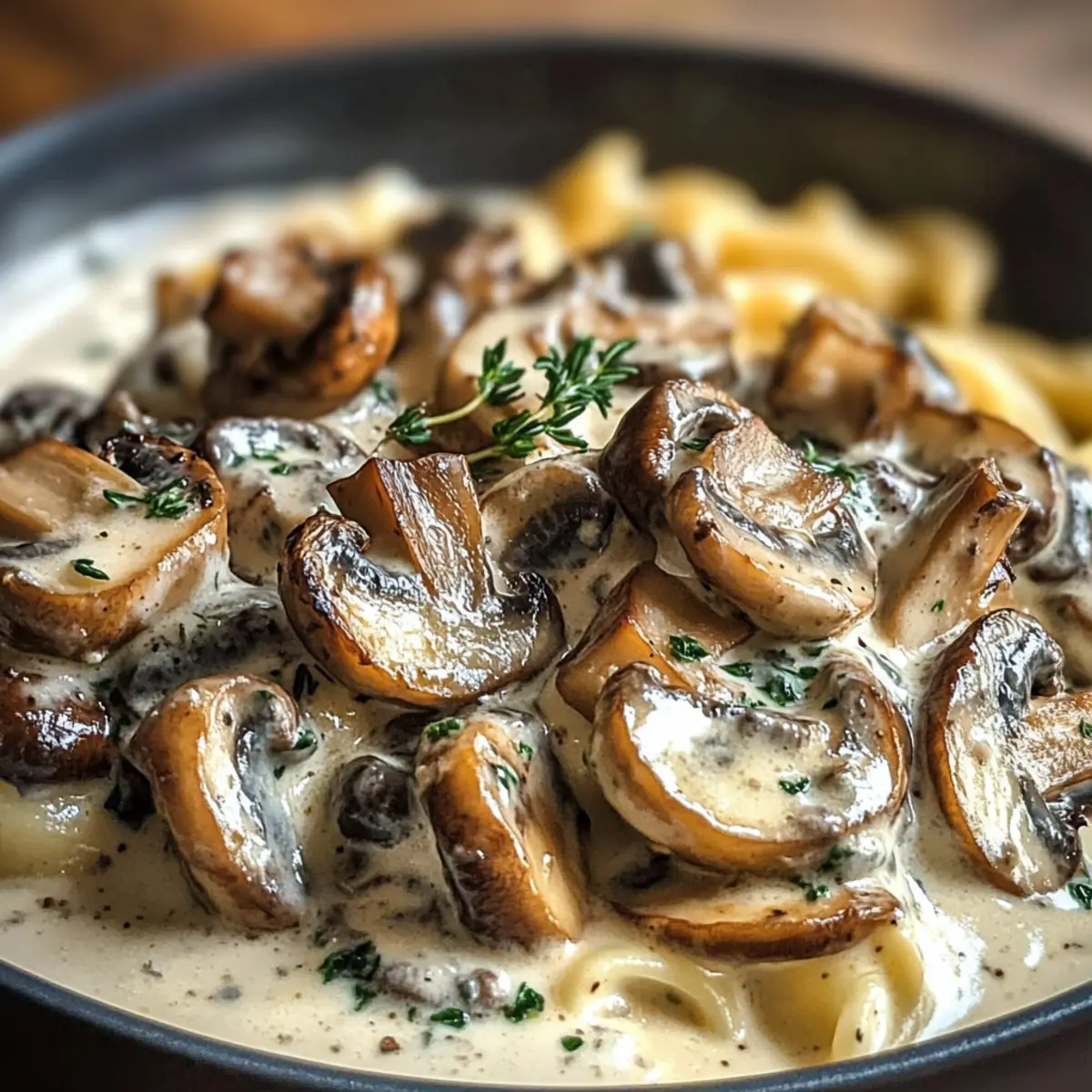 Gorgonzola-Trüffel-Cremepilze für Feinschmecker