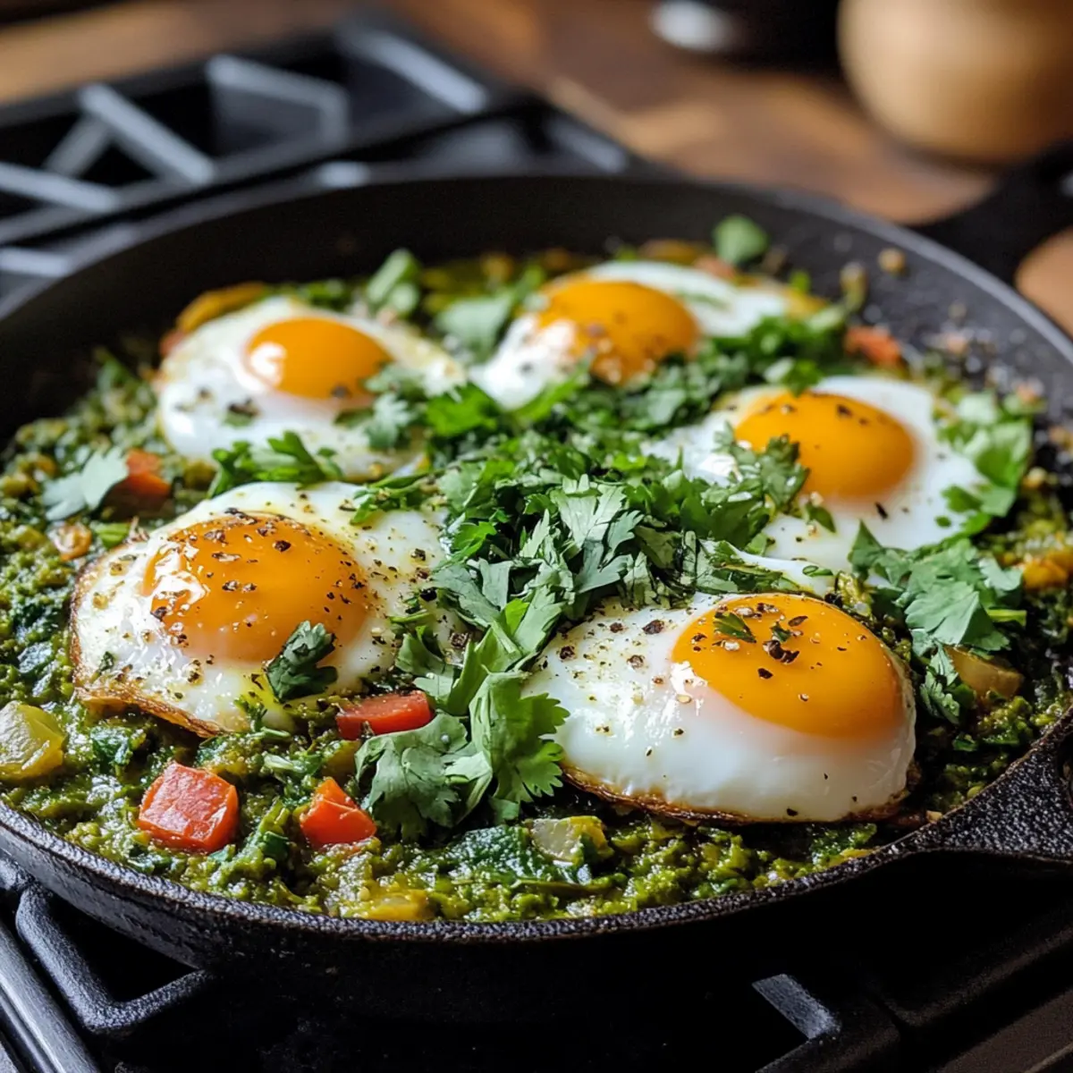 Grüne Shakshuka: Gesund und voller Geschmack