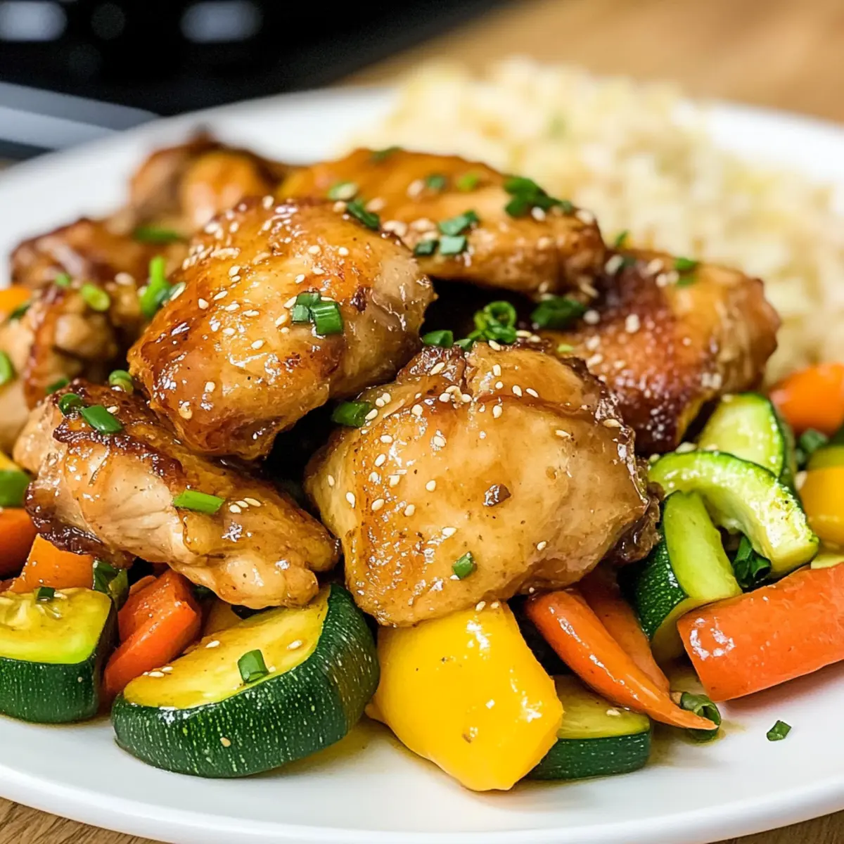 Hibachi-Hühnchen in einer Pfanne zubereiten