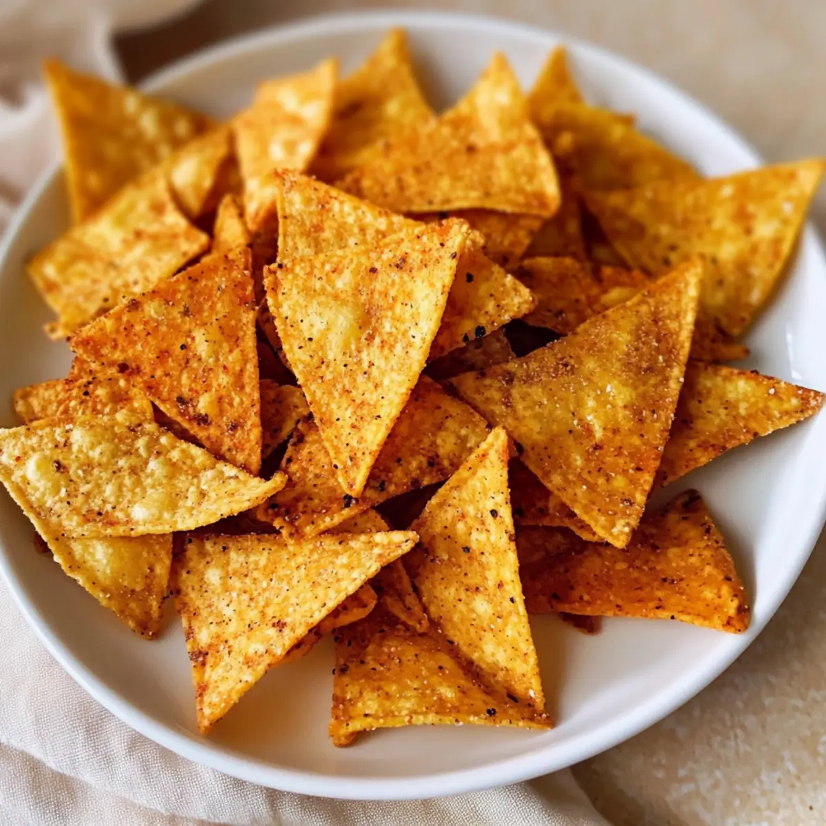 Hausgemachte Doritos: Knusprige Tortilla Chips selbergemacht