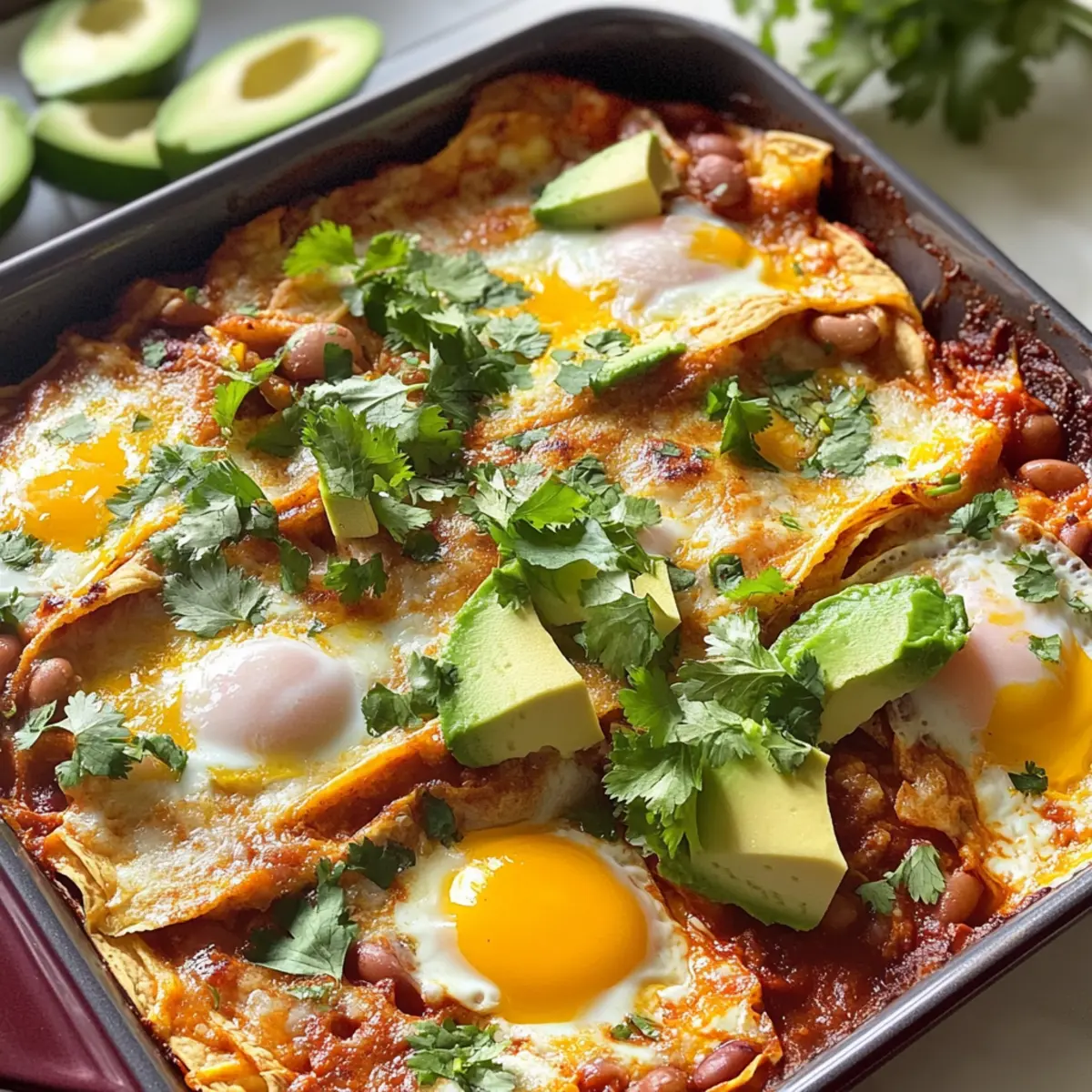 Huevos Rancheros Auflauf für echte Genießer