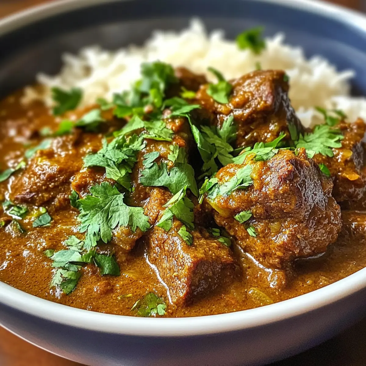 Indisches Rindfleisch-Curry im Slow Cooker genießen