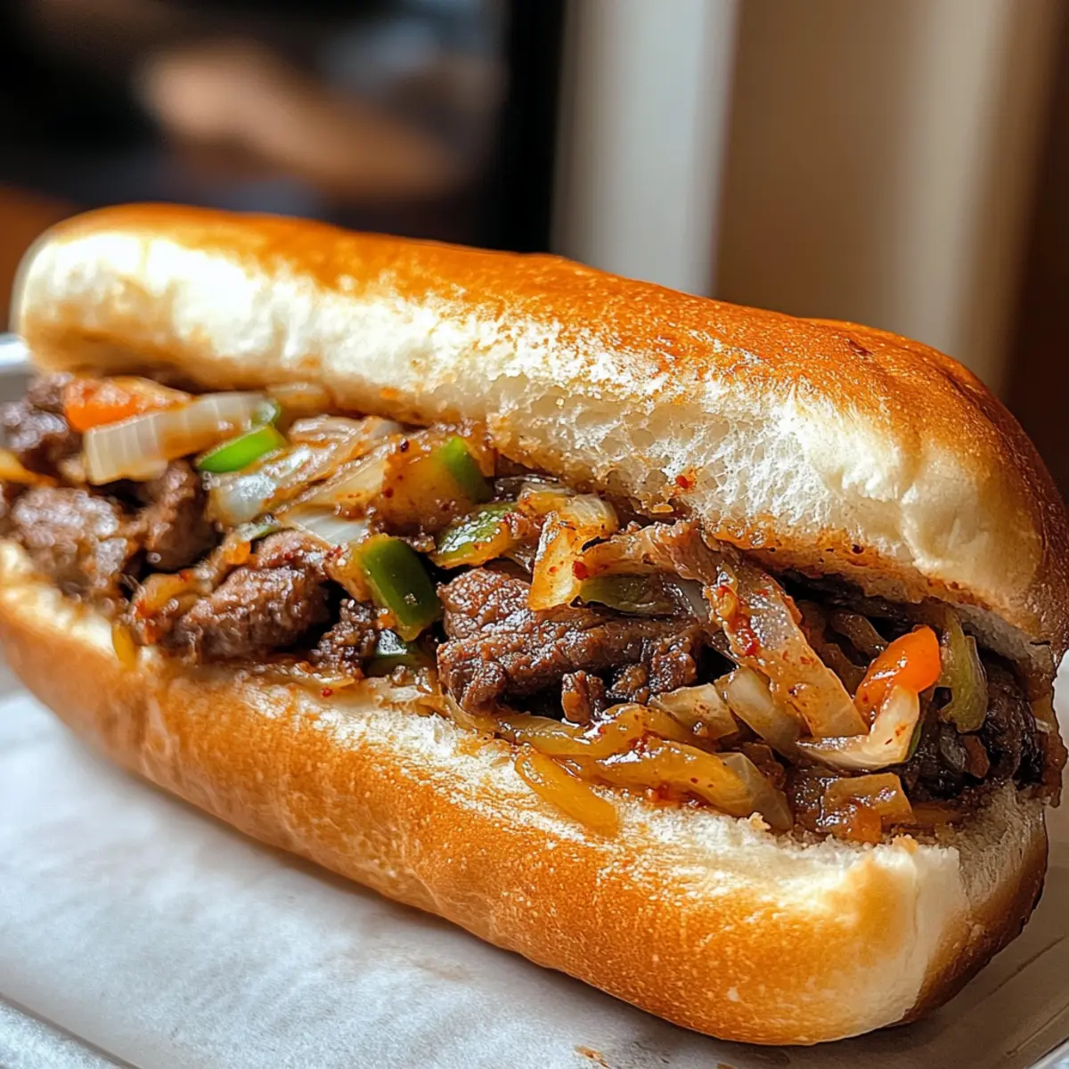 Kimchi Bulgogi Cheesesteak für den perfekten Genuss