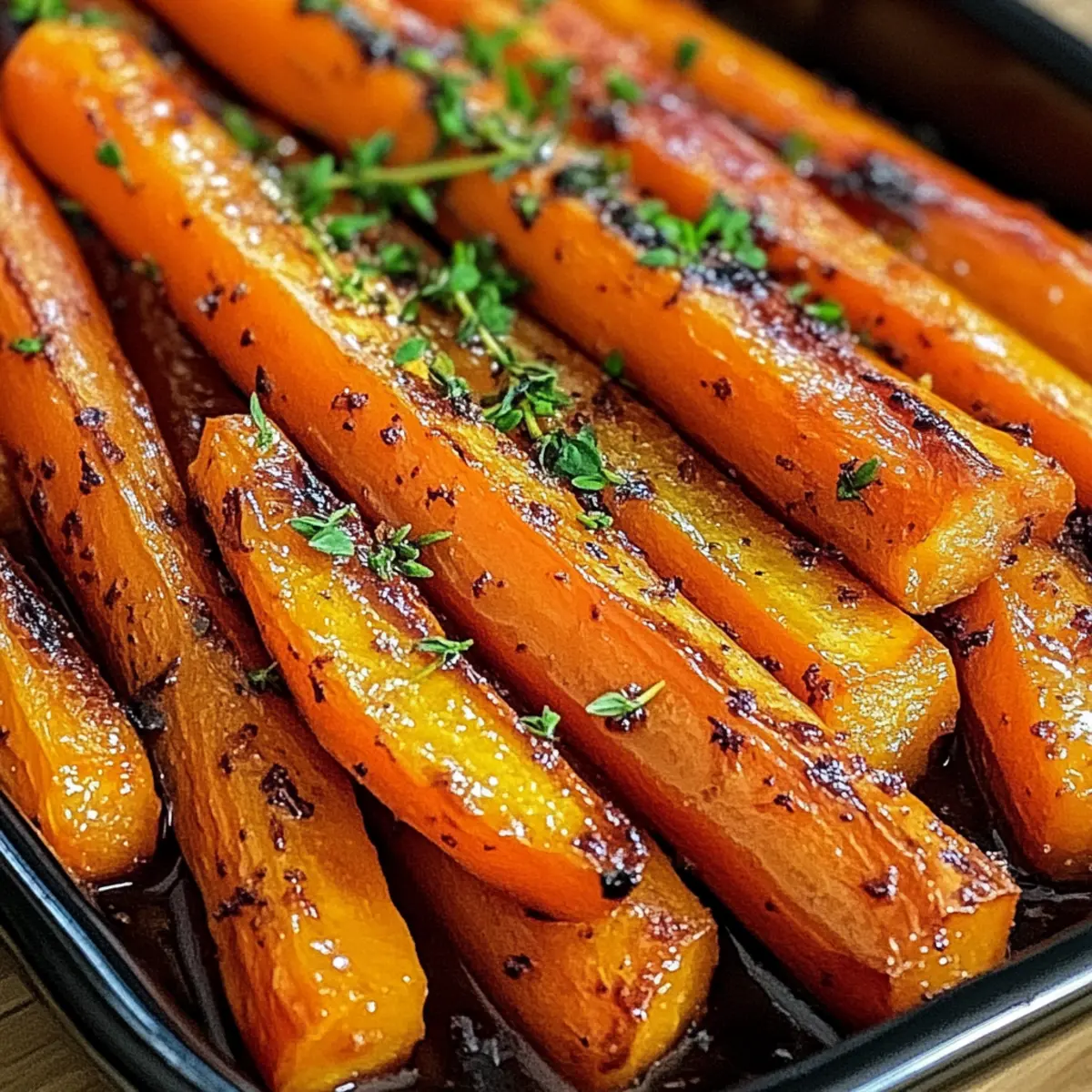 Ahorn-Dijon-geröstete Karotten, die man lieben wird