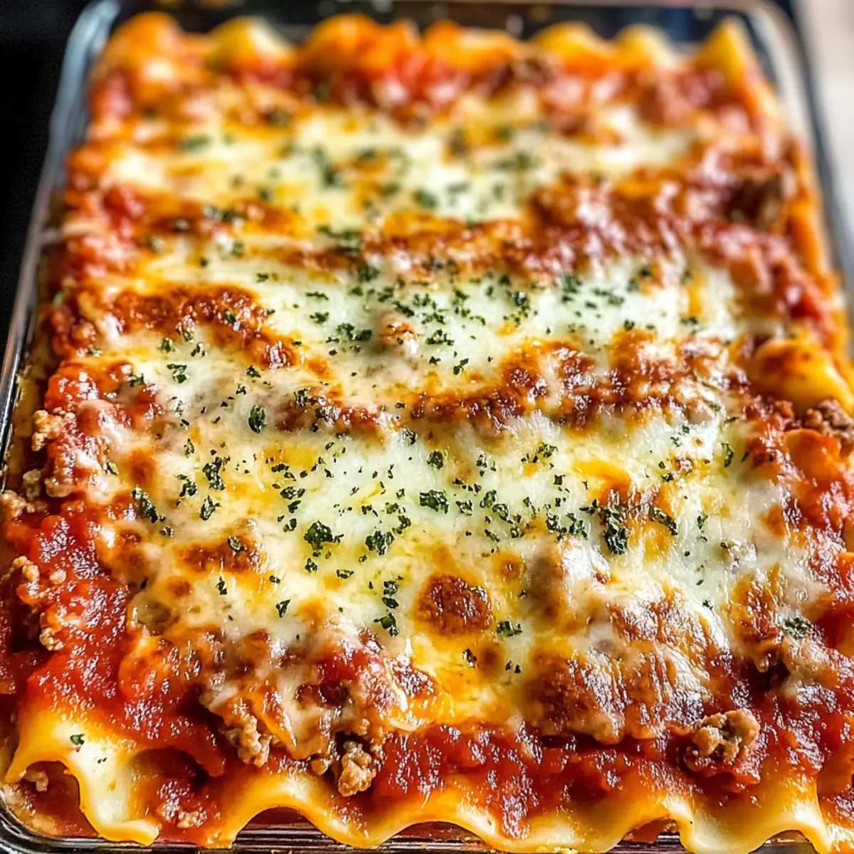 Köstliche Millionen-Dollar-Lasagne für die ganze Familie