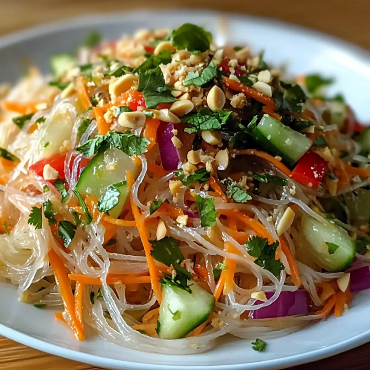 Nudelsalat mit Ingwer-Limetten-Dressing für jeden Tag
