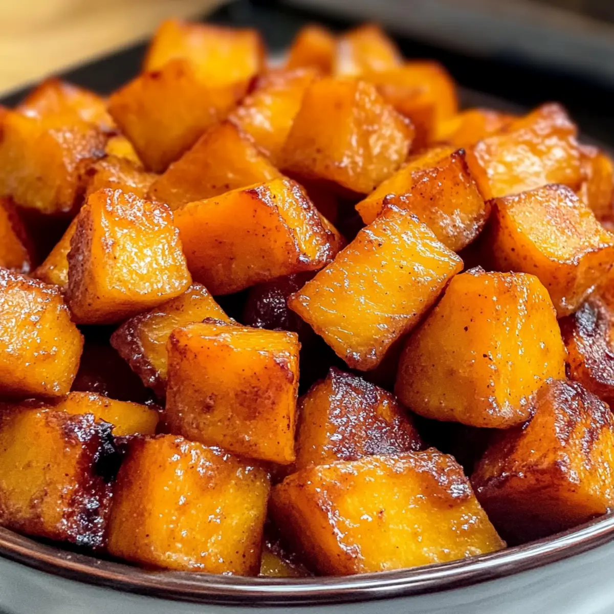 Im Ofen gerösteter Butternut-Kürbis mit süßer Note