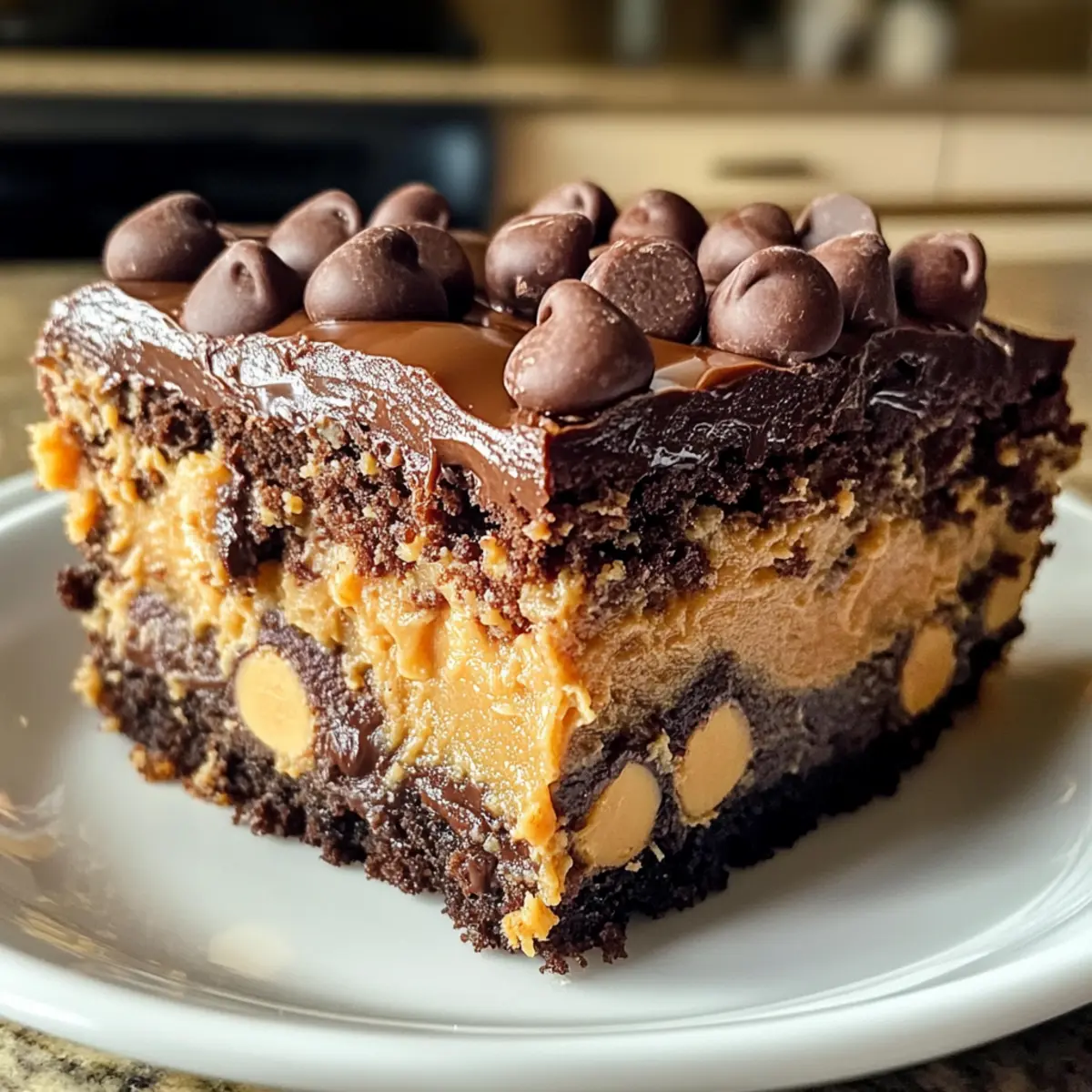 Erdnussbutter-Tassen-Dump-Kuchen ganz schnell gemacht