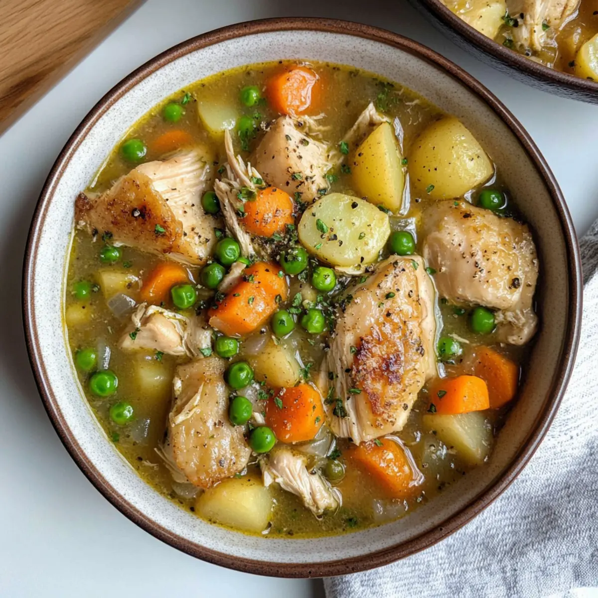 Herzhafter Slow Cooker Hähncheneintopf für Gemütliche Abende