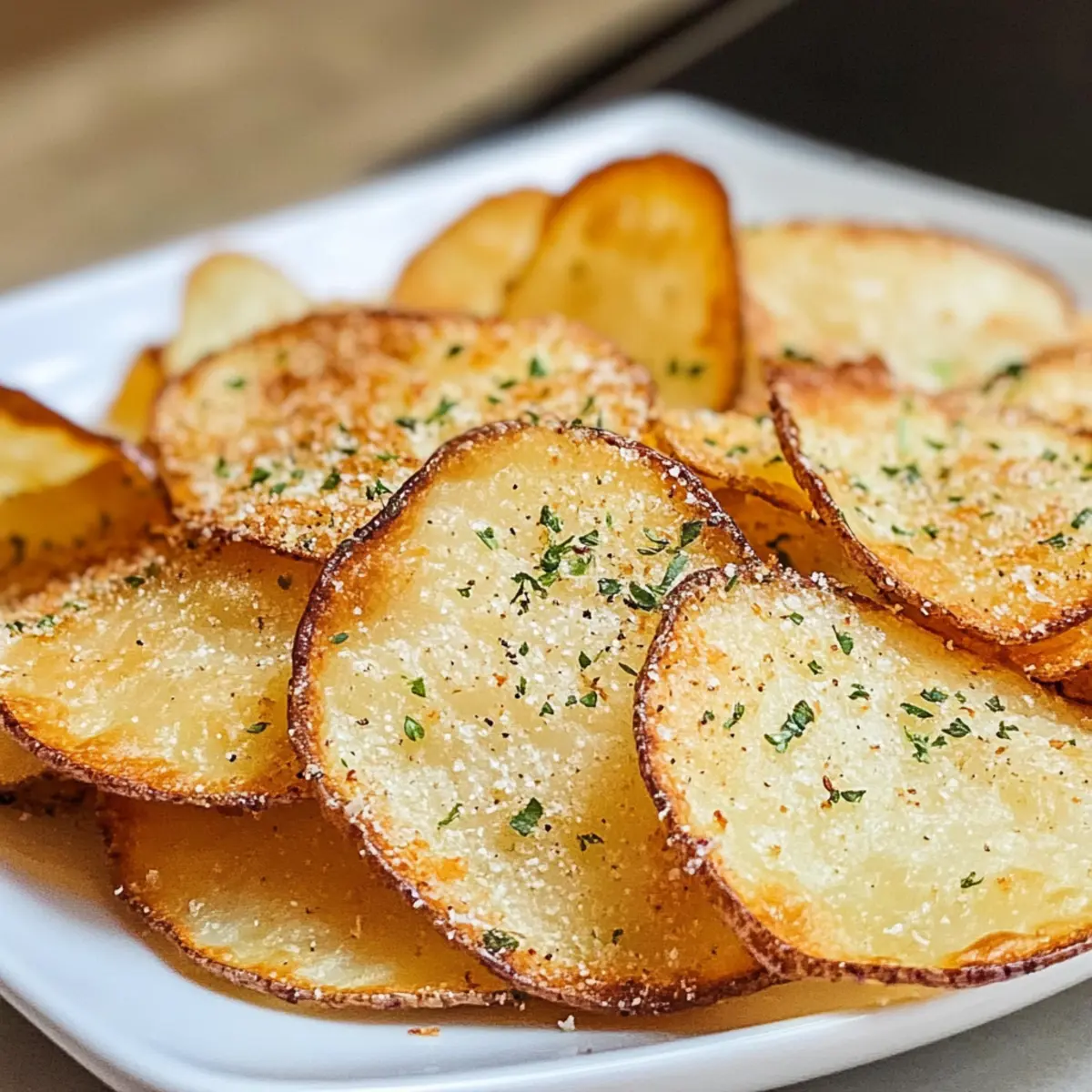 Sauerrahm & Zwiebel Kartoffelchips selbstgemacht