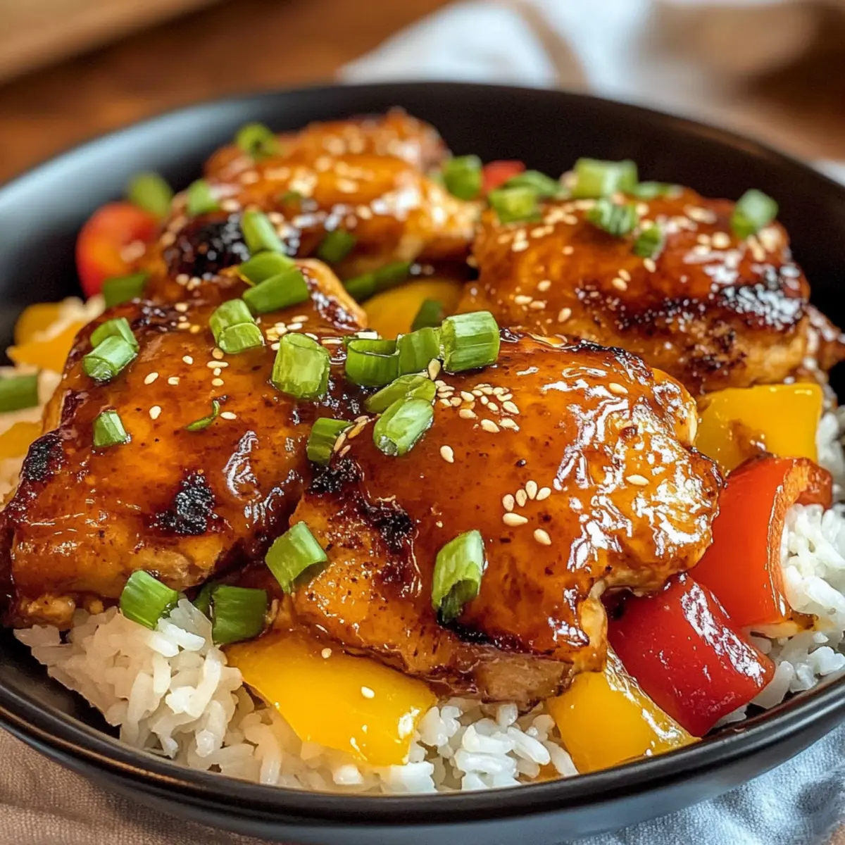 Scharfes Süßes Hühnchen Diablo in 30 Minuten