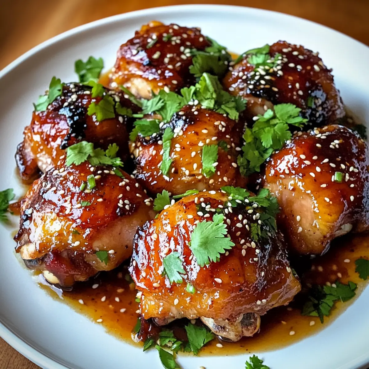 Klebrig süße Chili-Hühnchenkeulen für jeden Abend