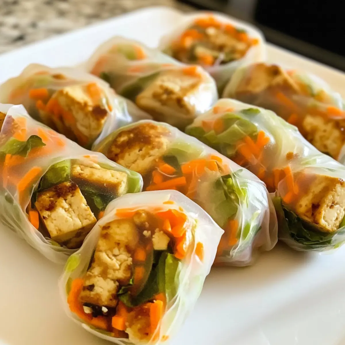 Leckere Tofu Frühlingsrollen für gesunde Genussmomente