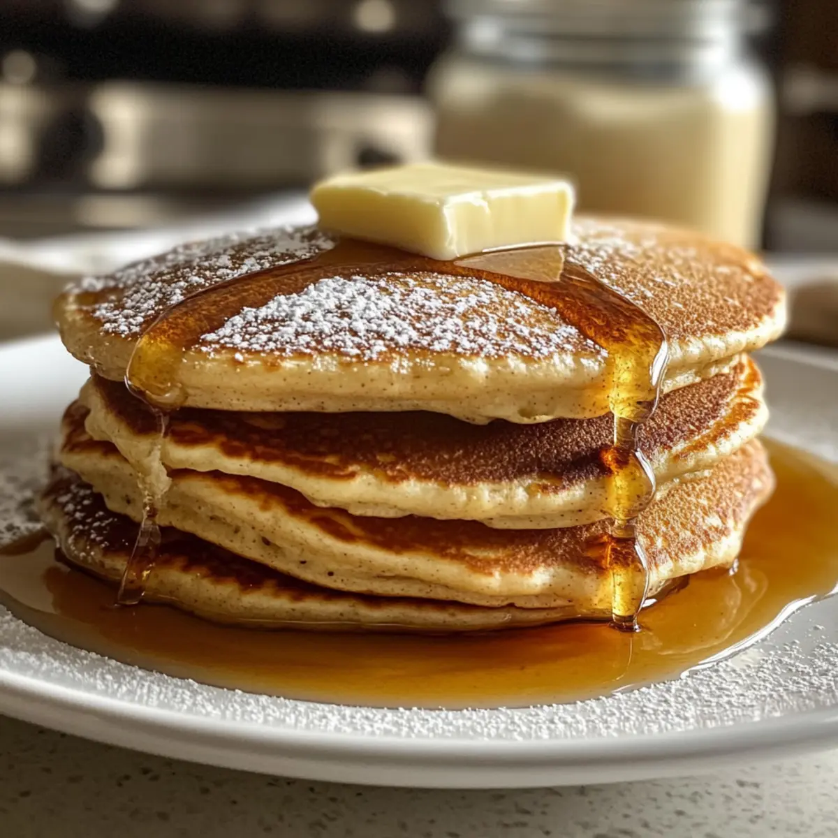 Vanille Zimt Buttermilch Pfannkuchen perfekt fluffig
