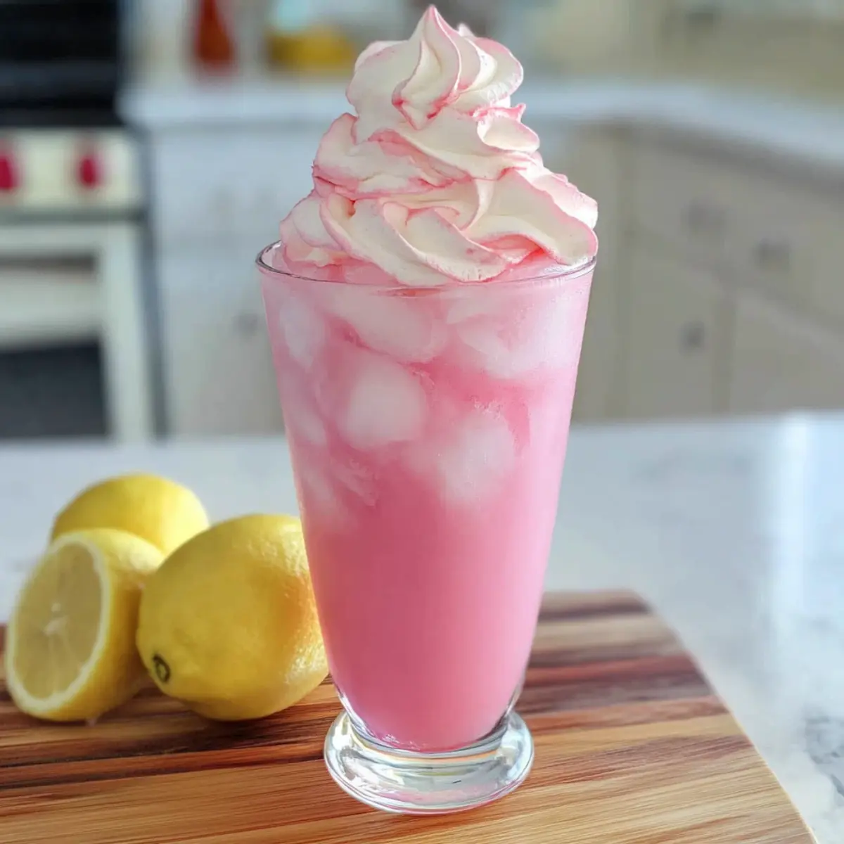 Schlagrahm Pink Limonade für erfrischende Sommertage
