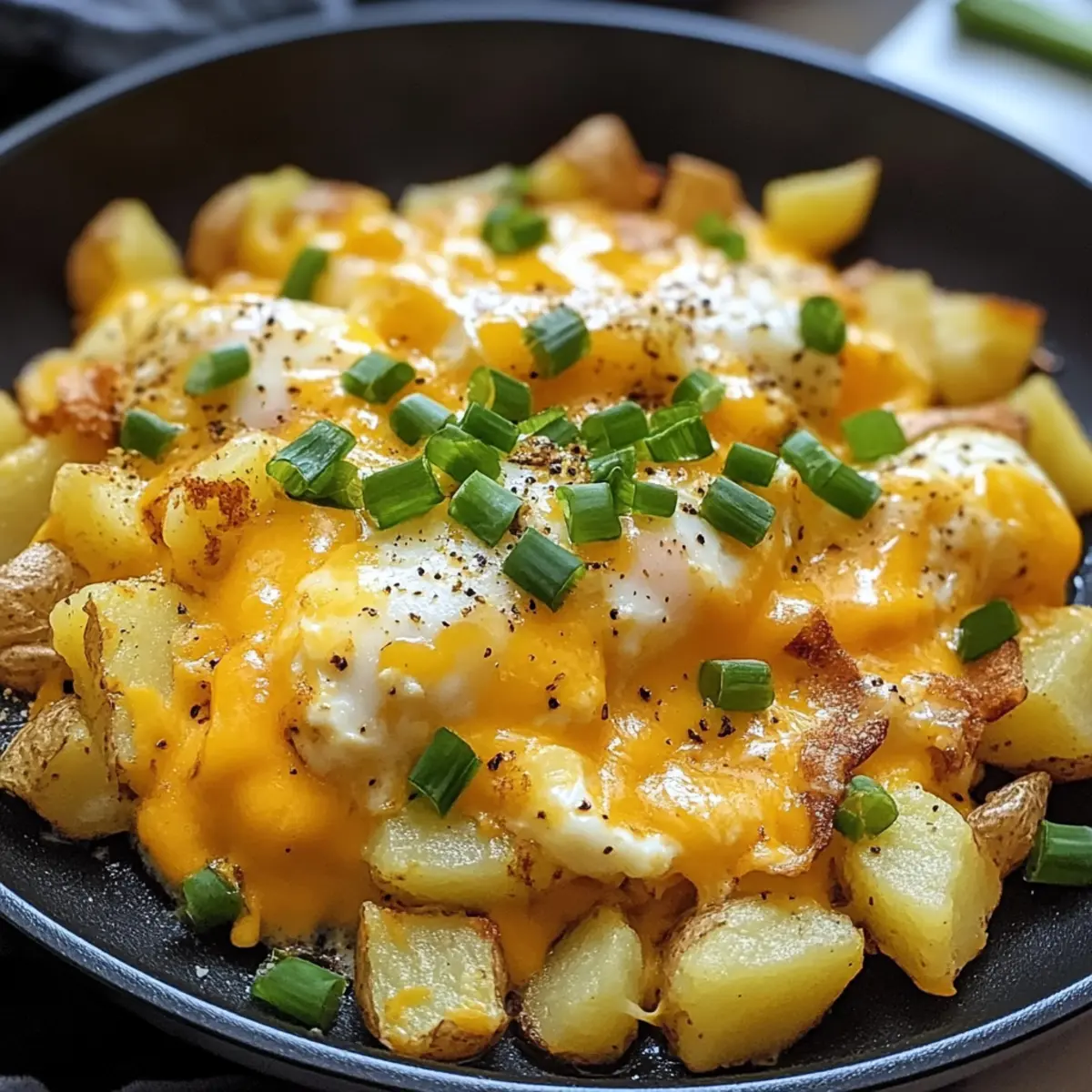 Käsige Kartoffel-Ei-Rührelei für den perfekten Frühstücksstart