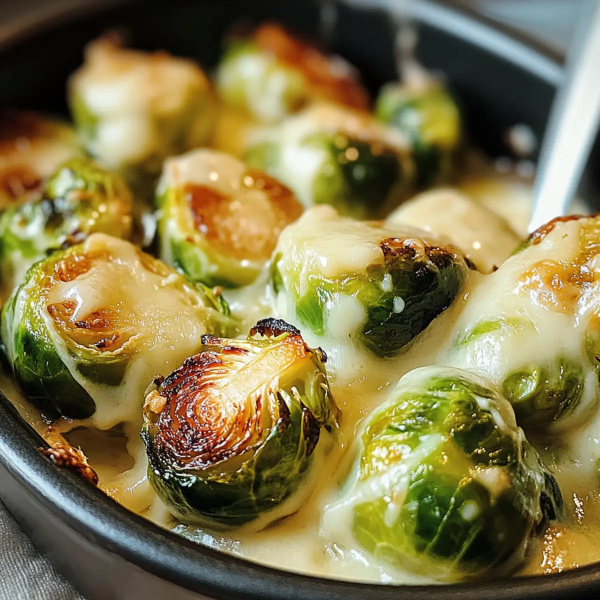 Cremige gebackene Rosenkohl für jeden Anlass