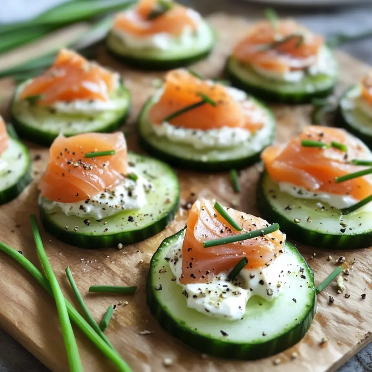 Gurkengeräucherter Lachs für jede Party