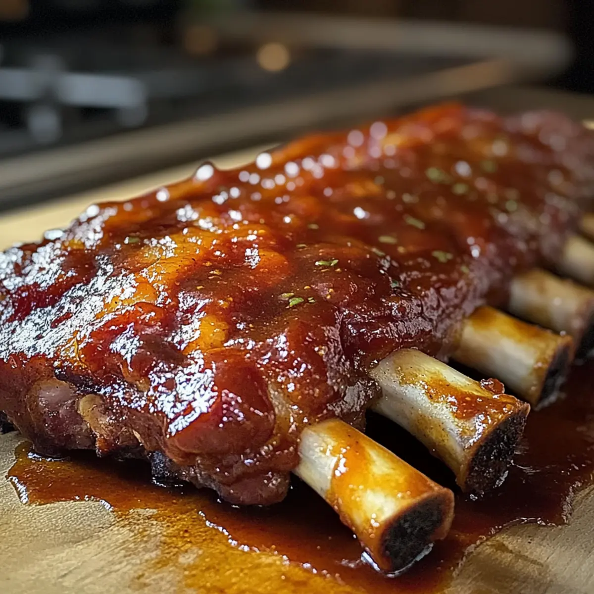 Fallen von den Knochen Rippchen für BBQ-Liebhaber